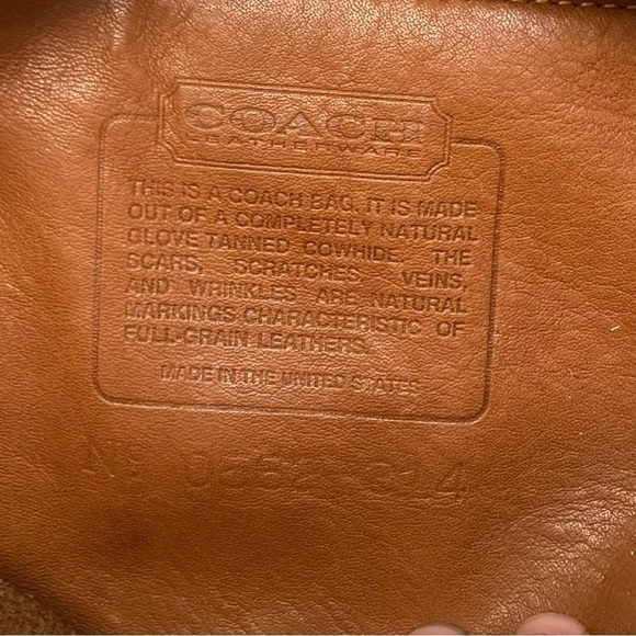 Coach vintage back sac 4134 backpack in British tan leather main image 9